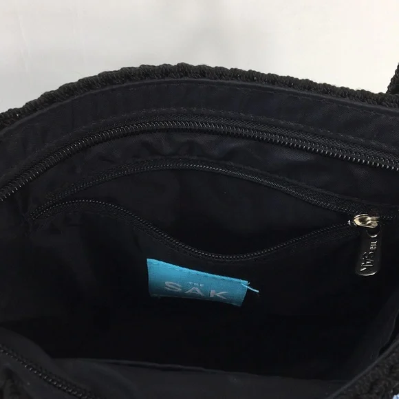 The SAK Crocheted Rainbow Mini Shoulder Bag EXCELLENT Condition - Picture 7 of 11